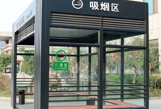 工廠和園區(qū)室外吸煙亭都長什么樣？